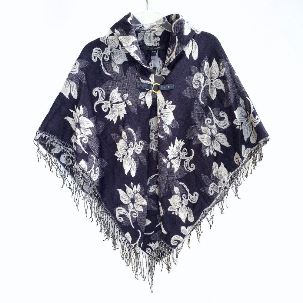 Marc New York Tapestry Buckle Poncho